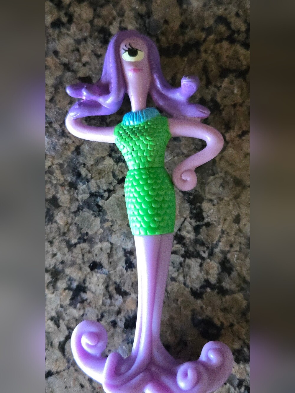 McDonald's 2001 Monsters, Inc. Celia Mae Happy Meal toy pink Snake Hair Vintage